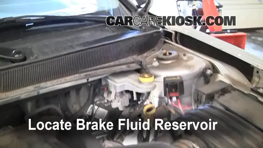 2007 Chrysler Sebring Limited 2.4L 4 Cyl. Brake Fluid Add Fluid